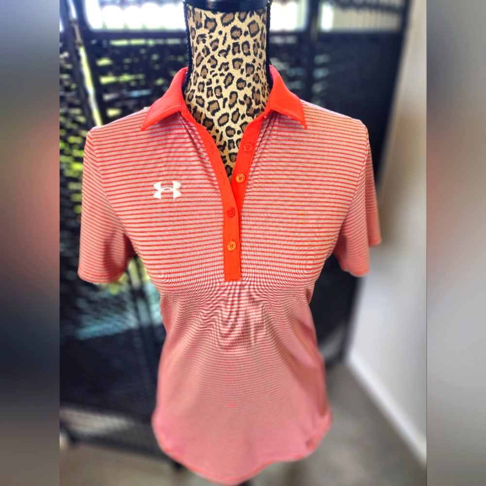 EUC, Under Armour stretch collar shirt